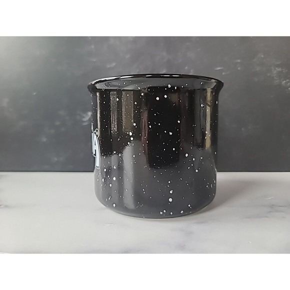 KAHLUA Coffee Mug Black With White Speckles 16 Oz - Picture 4 of 10